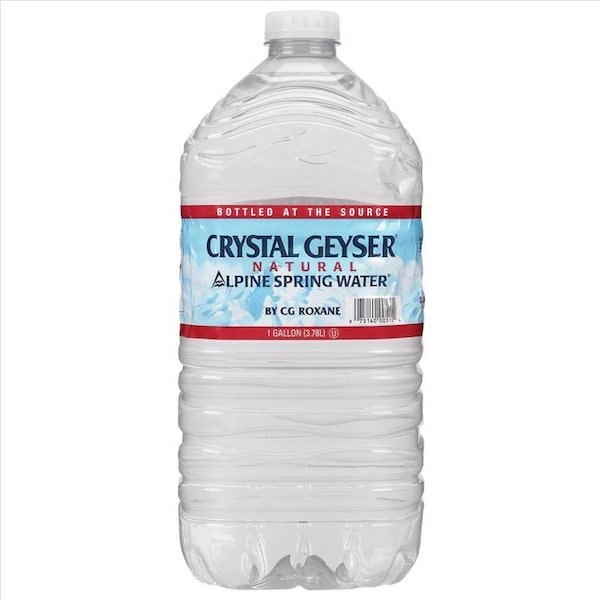 Crystal Geyser Alpine Spring Water Crystal Geyser Spring Water Natural Spring Water 1 gal 1 pk 12514 - main
